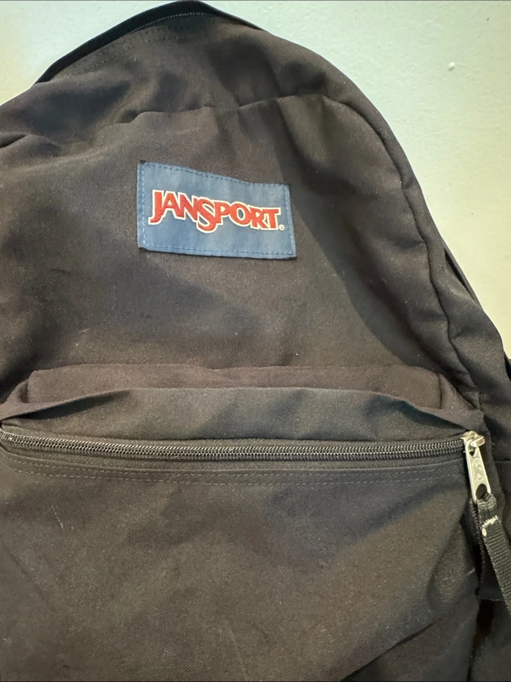 Jansport Black Classic Backpack with Front Pocket